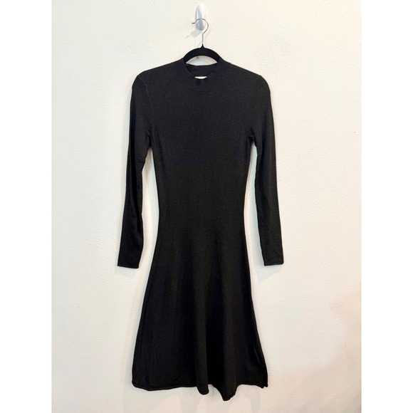 H&M Dresses & Skirts - H&M  Womens Dress Size S Sweater Dark Gray Knit Pullover Mini Dress